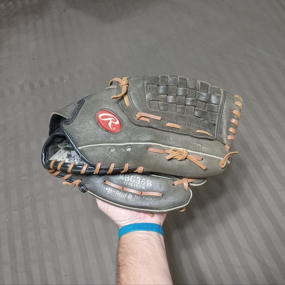 Rawlings Ken Griffey Jr Baseball Glove Leather Vintage RBG36B
